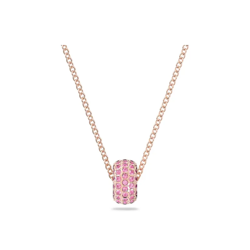 Swarovski Dextera Rose Gold Tone Plated Necklaces Women's Pink-0