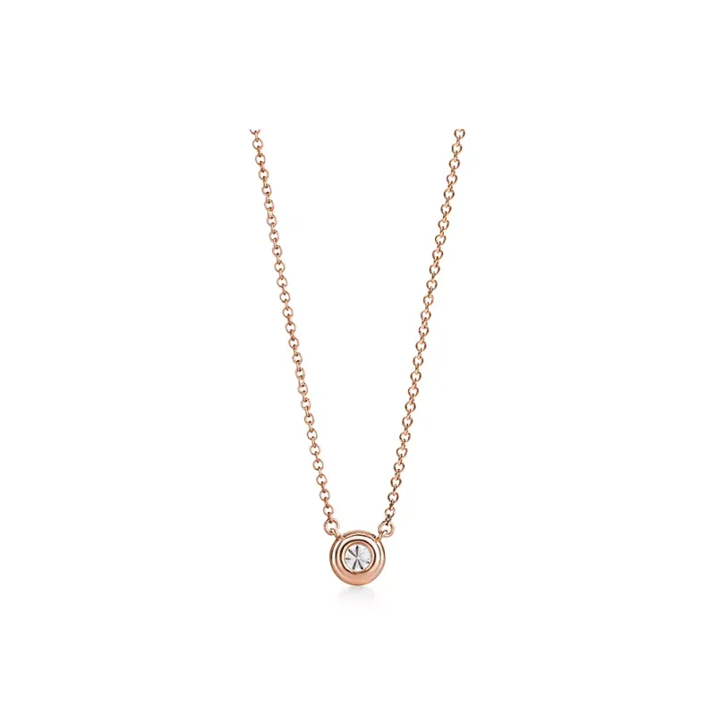 TIFFANY & CO. 18K Rose Gold Necklaces Women's Rose Gold-0