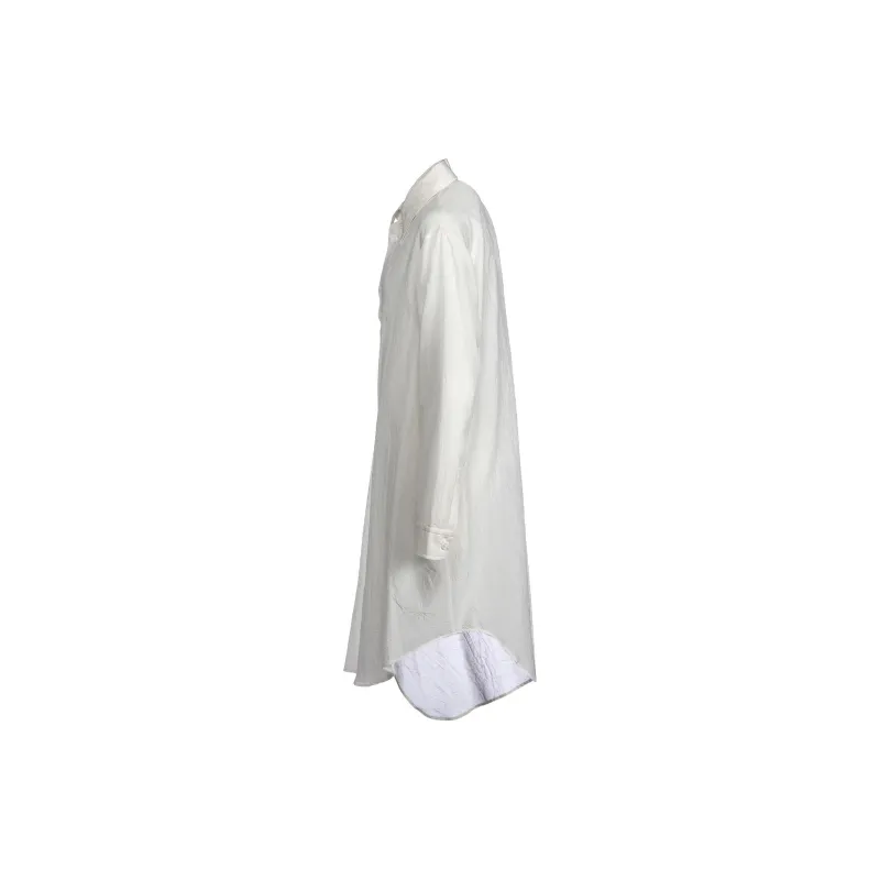 Yohji Yamamoto FW24 Long Sleeved Dress Women's White-2