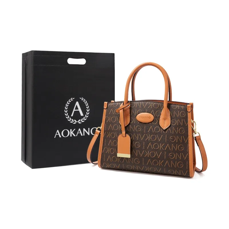 AOKANG PVC Tote Handbag, Crossbody Bag Medium Size Women's Multicolor-5