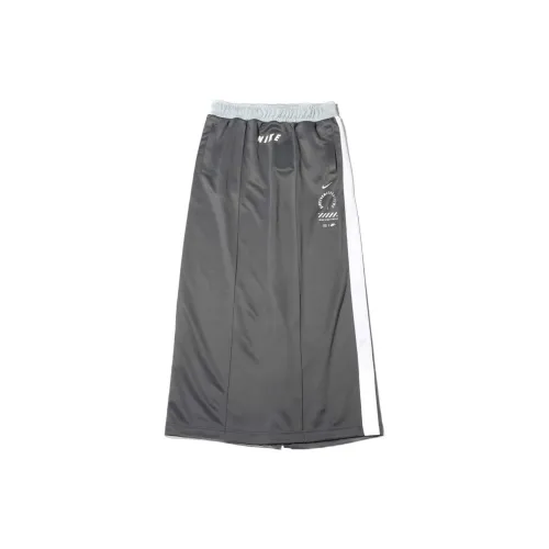 Nike Casual Long Skirts Women's Iron Gray