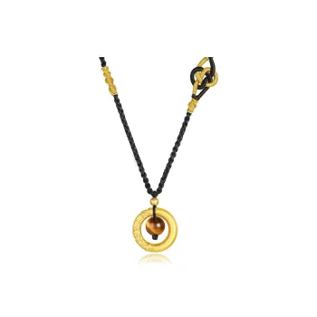 HOLLY RYAN Reconstructed Cinnabar Wealth-Attracting Fortune-Bringing Water-Dispersing Necklace Unisex