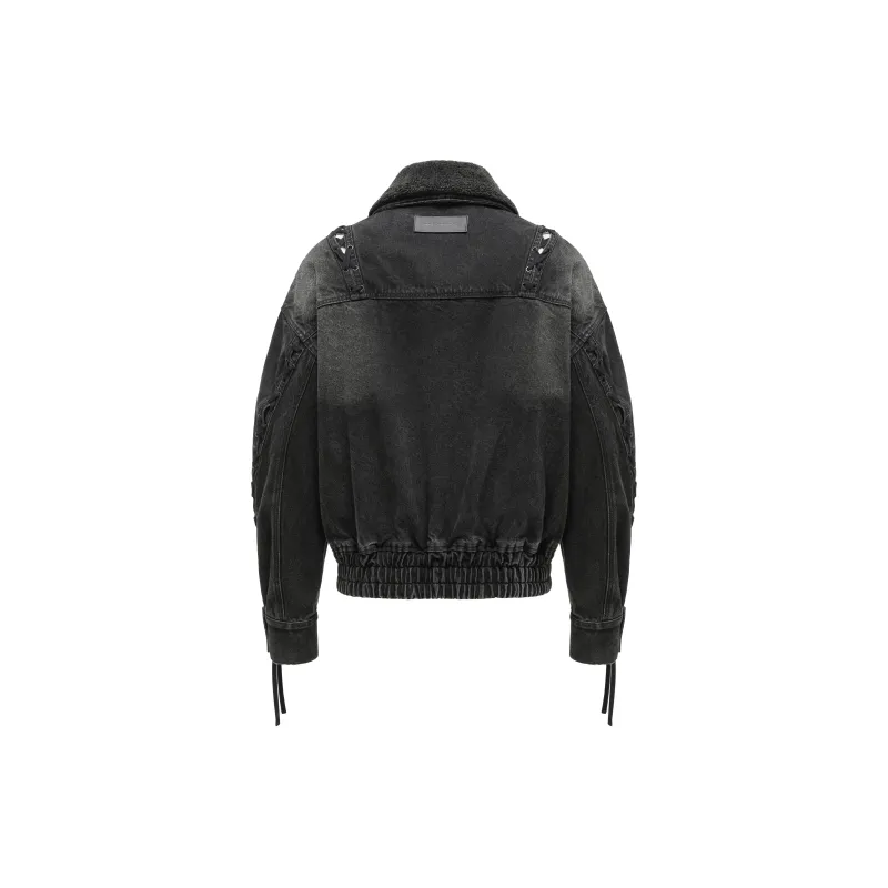 Feng Chen Wang Deconstructed Denim Jacket-1