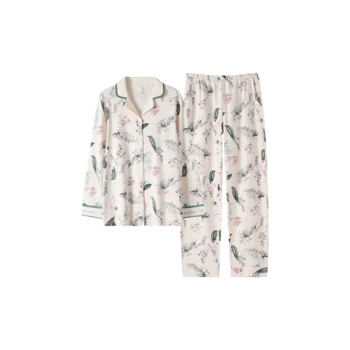 MADALLO Pajama Set Women's Warm White