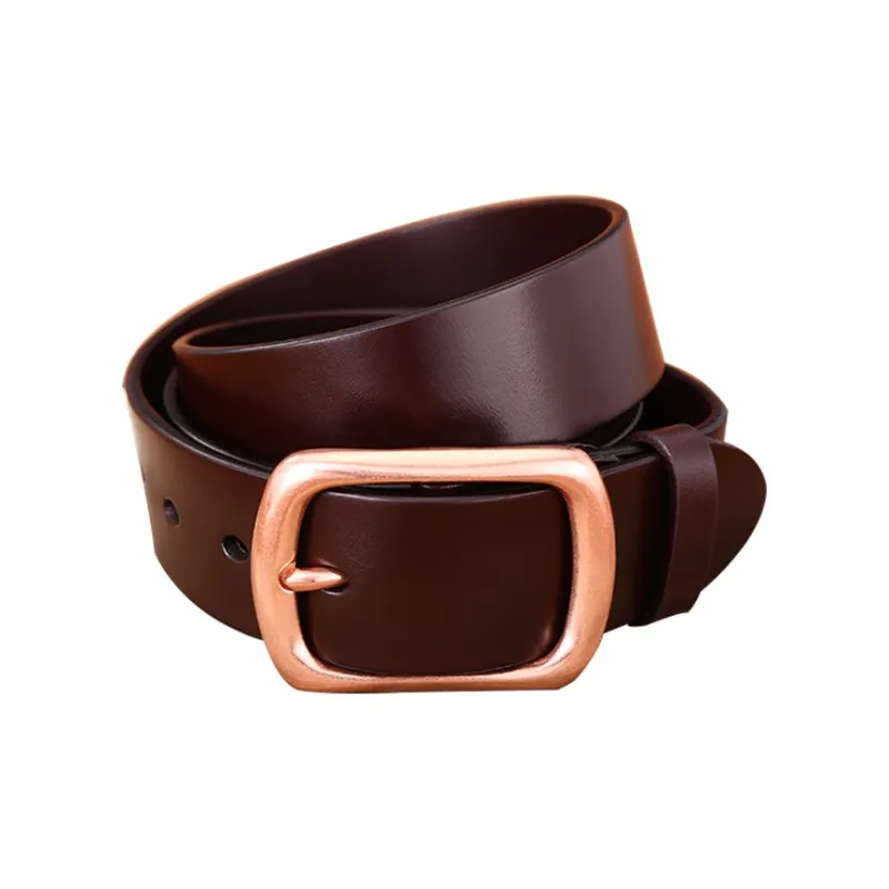 Cows Reign Top Grain Cow Leather Leather Belts Men's Width 3.7cm-1