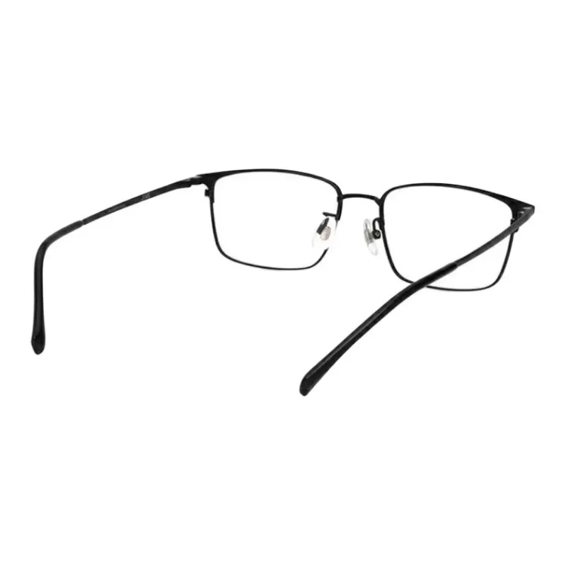 JINS Metal Square Sunglasses Unisex Black-6