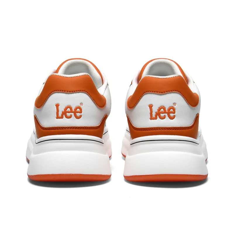 Lee Versatile Trendy, White Sneakers, Classic Fashion Commute Low Top Height Increasing Skateboard Shoes Men's-27