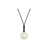 Black Cut-Out Jade Rabbit Pendant