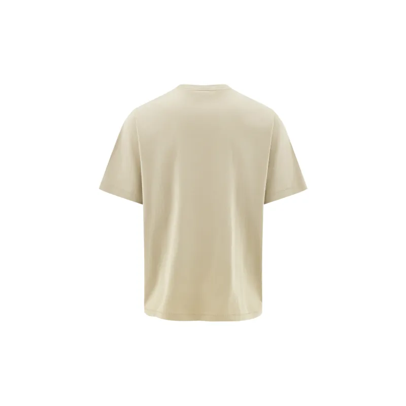 CAT T Shirts Men Light Khaki-1