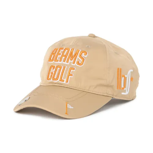 Beams Baseball Caps Unisex Light Brown