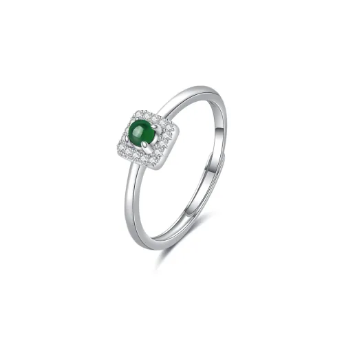 Emerald Dynasty Glutinous Jade Jadeite Rings Women's