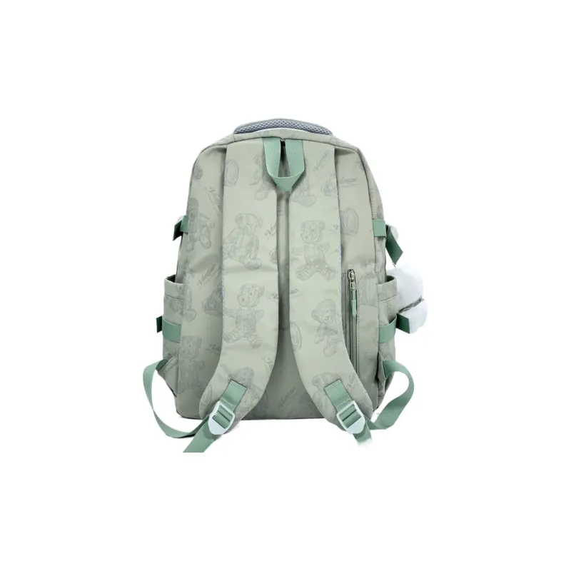 Victorian Traveler Nylon Backpack Regular Unisex Multicolor-16