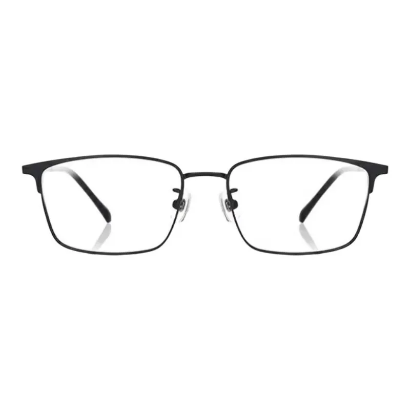 JINS Metal Square Sunglasses Unisex Black-4
