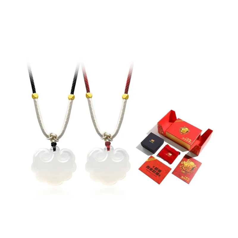 MOVER Chalcedony Jade Necklaces Unisex-8