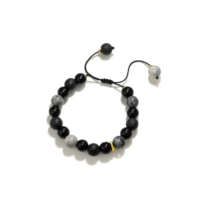 Far Mountain Joe Obsidian Jade Bracelets Unisex-0