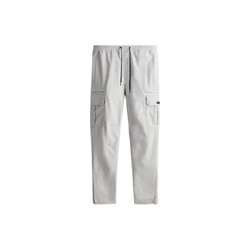 H&M Cargo Pants Men Light Gray