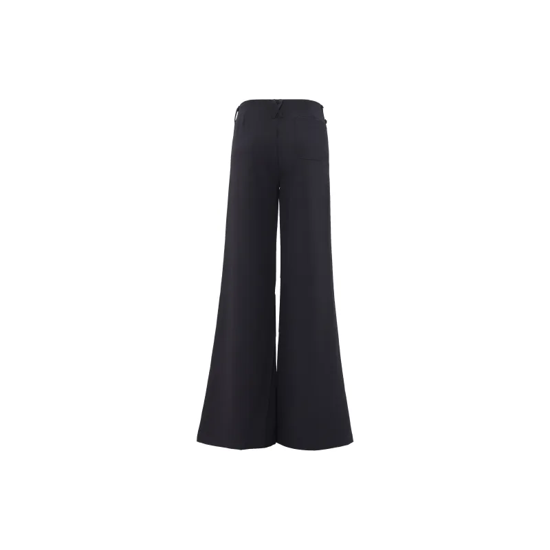 Jenna Chun Casual Pants Women's Black-1