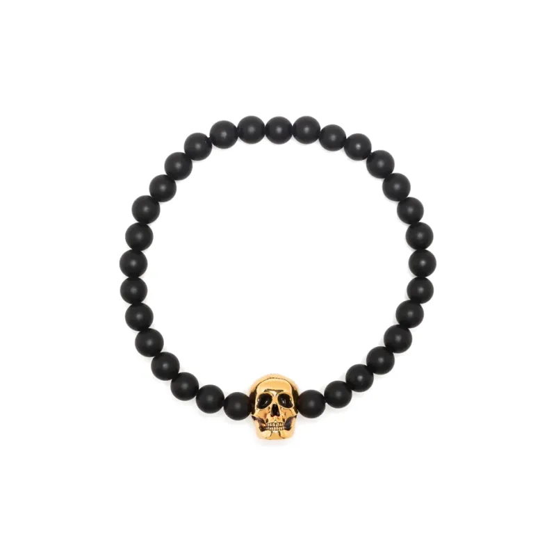 Alexander McQueen Skull Beaded Bracelet-0
