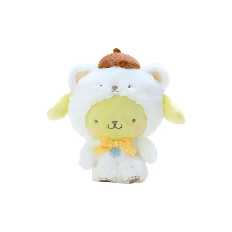 Sanrio First Snow Bear Collection Kuromi Pompompurin Dolls Plush Pendant 15.5cm High-2