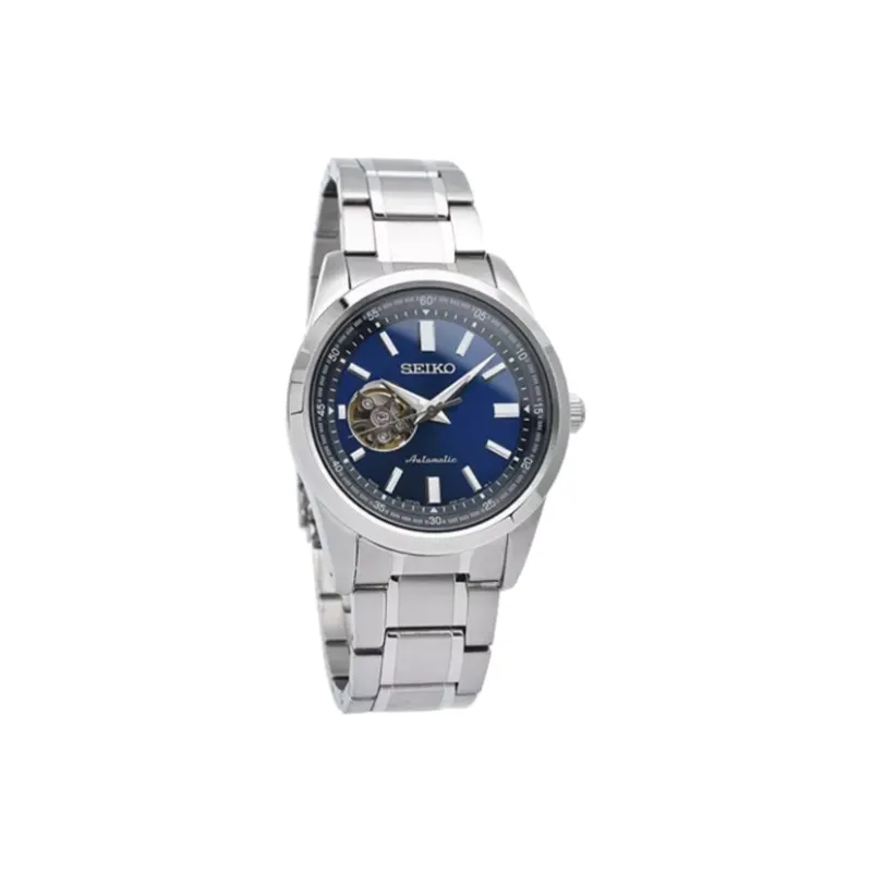 SEIKO Automatic Mechanical Movement Watch Men's Watches Blue Dial-2