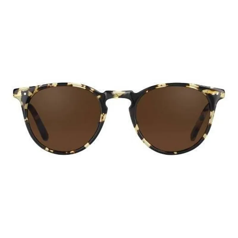GARRETT LEIGHT Plate Frame Oval Sunglass Unisex-2