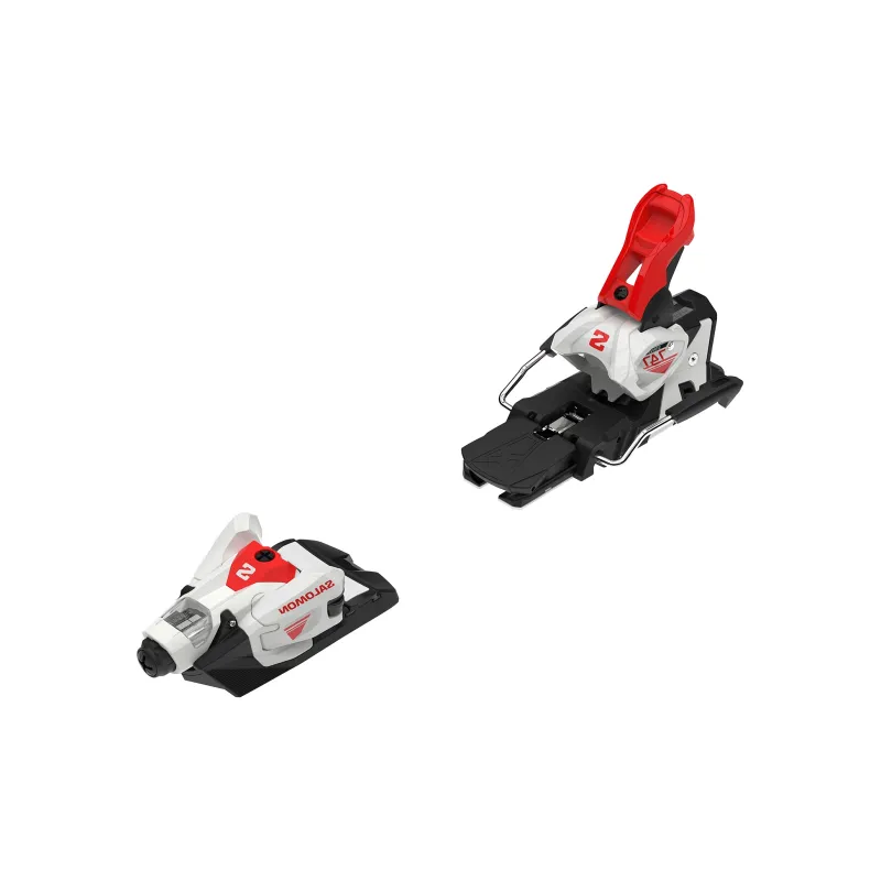 SALOMON STRIVE 16 MNC Single Snowboard Ski Bindings Unisex White Red-1