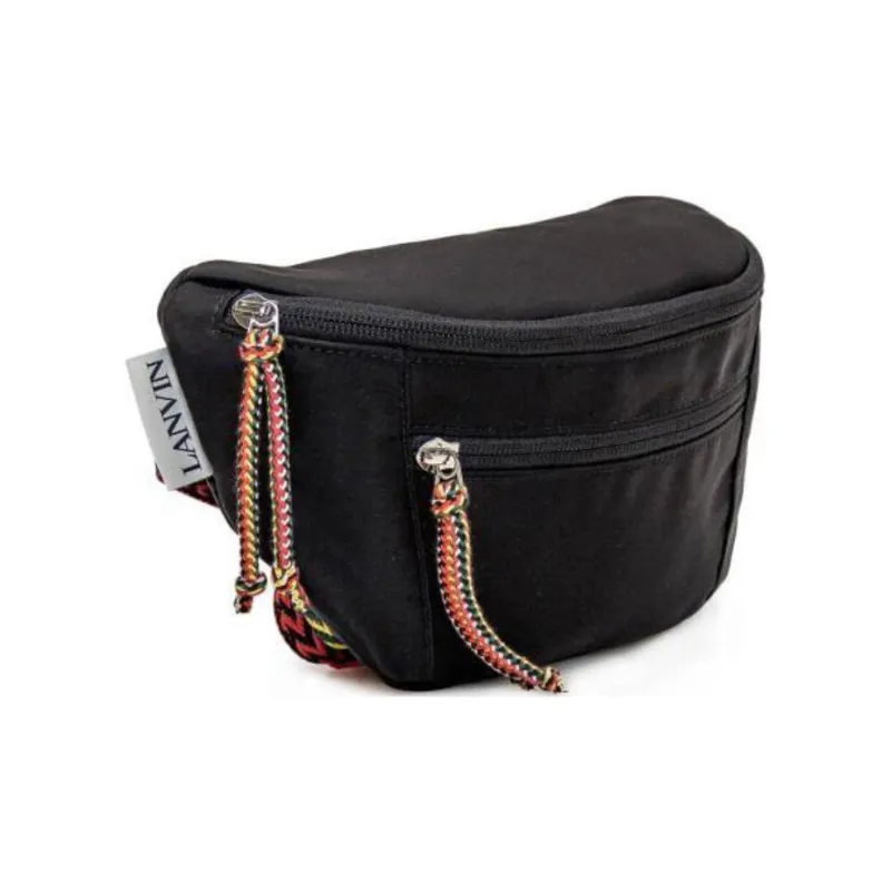 Lanvin Zigzag Embroidered Small Curb Belt Bag-1