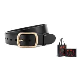 Black Men's Strap Width 3.8cm+Premium Box