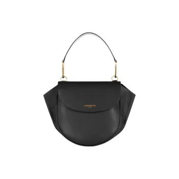 Le Parmentier Calfskin One Shoulder Handbag Mini Women's Black