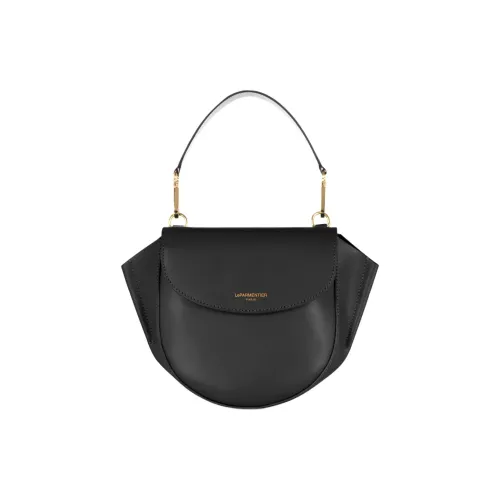 Le Parmentier Calfskin One Shoulder Handbag Mini Women's Black