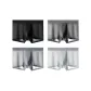 Black+Dark Gray+Light Gray+White Gray
