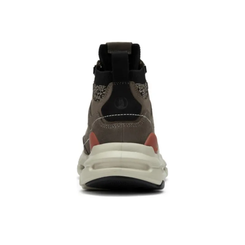 Clarks Cushioned Slip Resistant High Top Hiking Shoes Men's Brown/Black-2