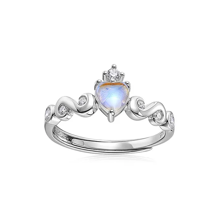 KADER S925 Silver Rings Unisex Silver White, Goddess Box-2