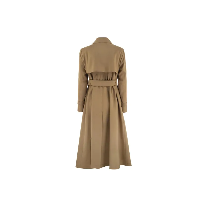 WEEKEND MaxMara Double Breasted Belted Coat-1