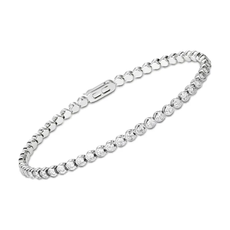 CARTIER Diamond Bracelets Women's Silver-0