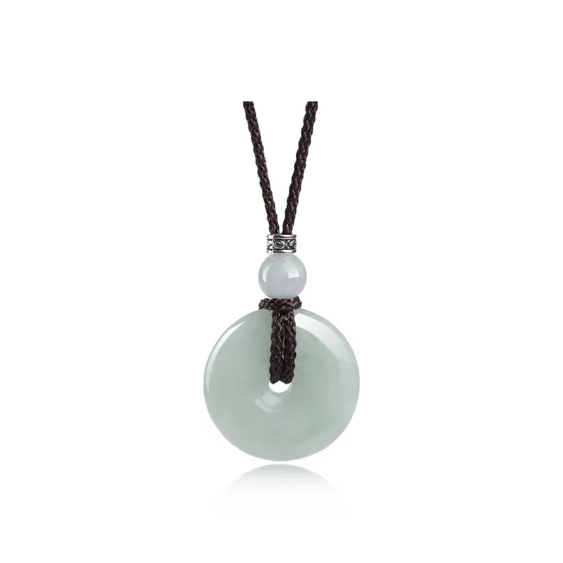 The Call Of The Heart Bean Type Jadeite Necklaces Unisex-0