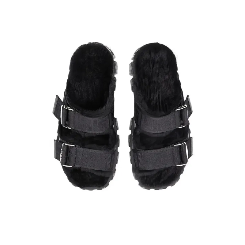 FENDI Stylish Sandals Women's Black-3