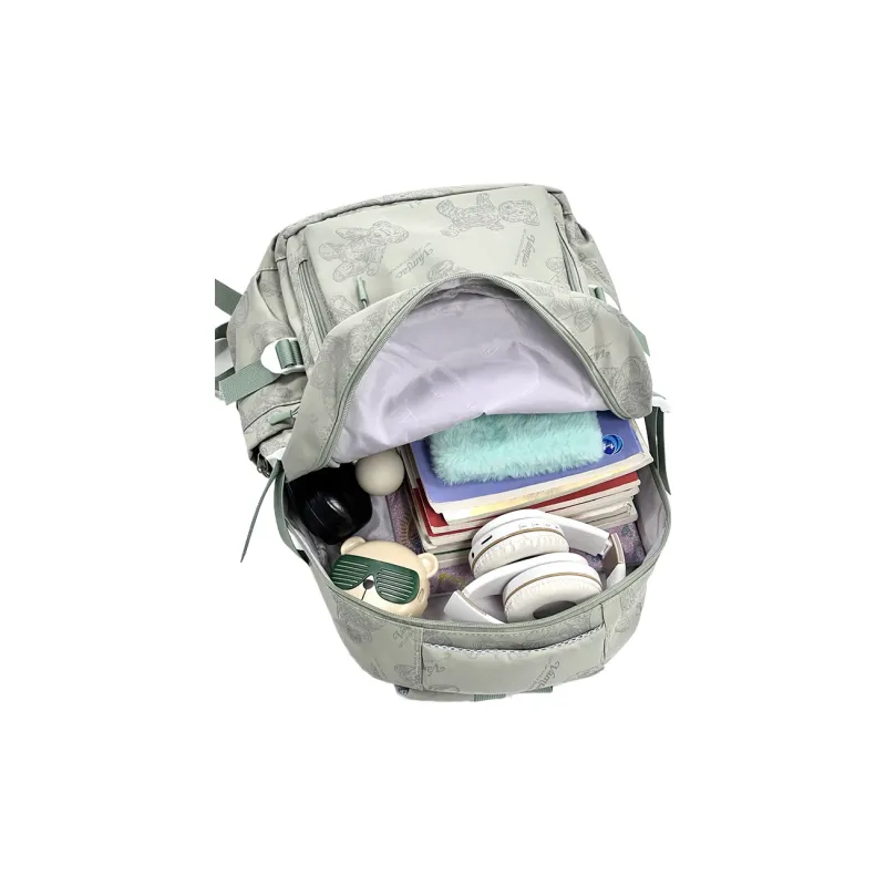 Victorian Traveler Nylon Backpack Regular Unisex Multicolor-14
