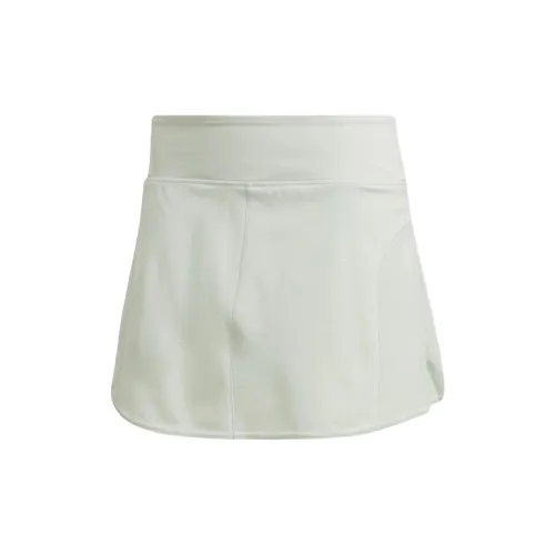 Adidas AEROREADY Casual Short Skirts Women's Linen Green