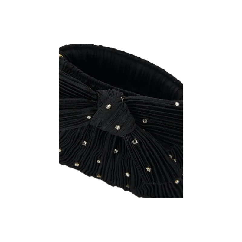 Loeffler Randall Polyester Jacquard One Shoulder Crossbody Clutches Medium Size Women's Black-2