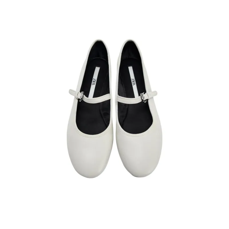ZARA Casual Single Shoes Women's White-4