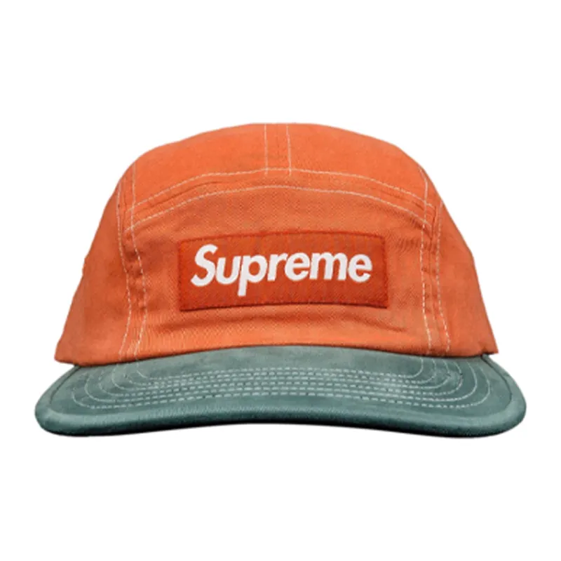 Supreme 2 Tone Twill Camp Cap-0
