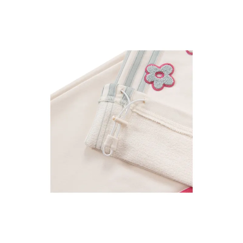 Adidas Casual Pants Women's Pink White-2