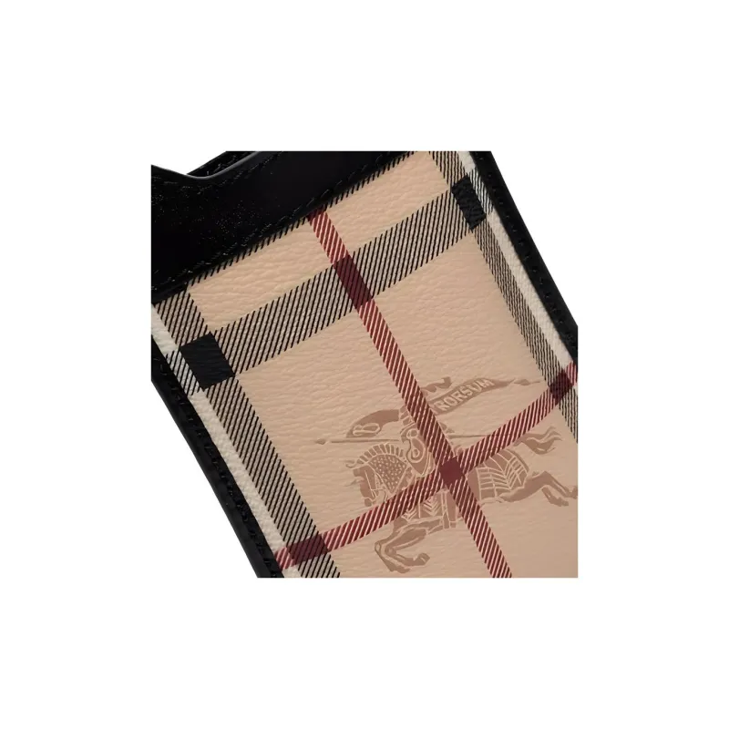 Burberry Leather Protective Case Card Holder Men's Multicolor-2