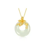 CHAOHONGJI Charms / Pendants Pale Greenish-White Jade Women's