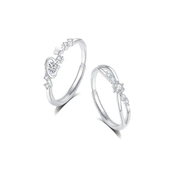 MISS TOOYA 999 Fine Silver Rings Women's