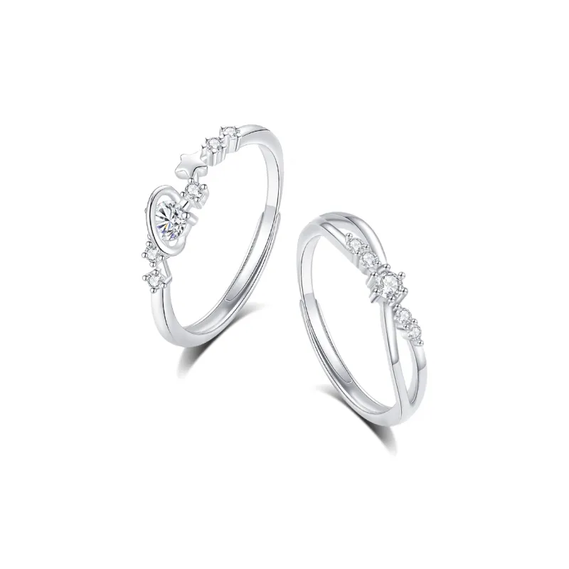 MISS TOOYA 999 Fine Silver Rings Women's-0