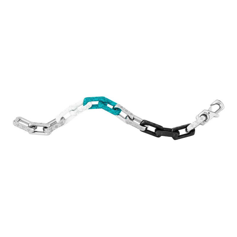 LOUIS VUITTON Stainless Steel Bracelets Men's Silver-2