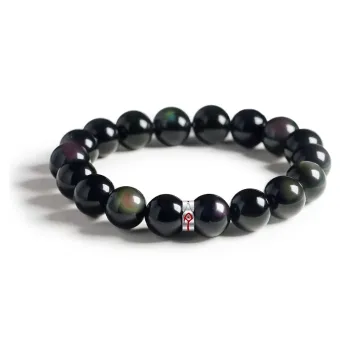 DESTINY TEMPLE Obsidian Jade Bracelets Unisex
