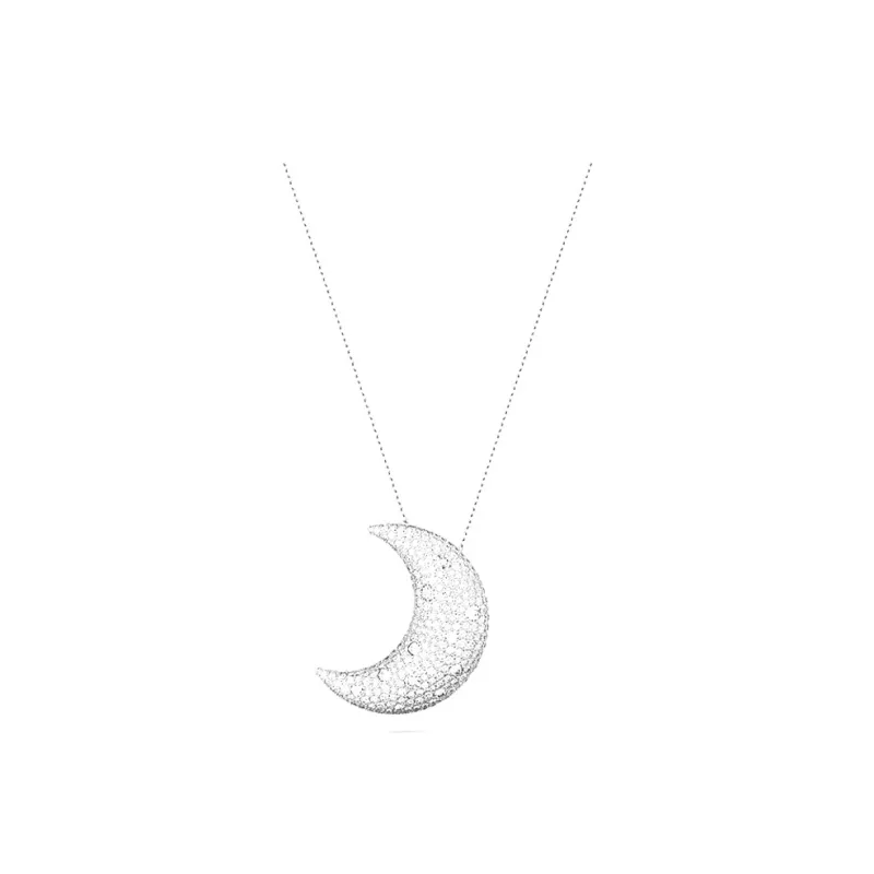 Swarovski Sublima Gold Plated Necklaces Unisex Silver-0